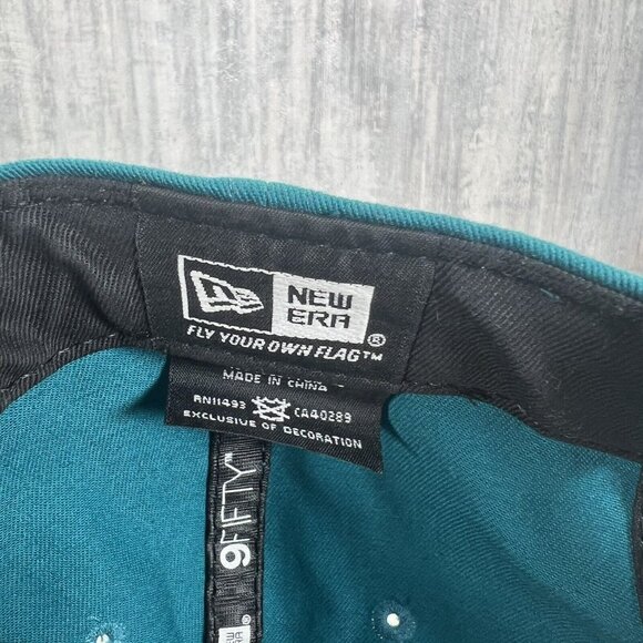 San Jose Sharks Wave Spell Out NHL Hockey Hat New Era Snapback Baseball Cap - Picture 9 of 11